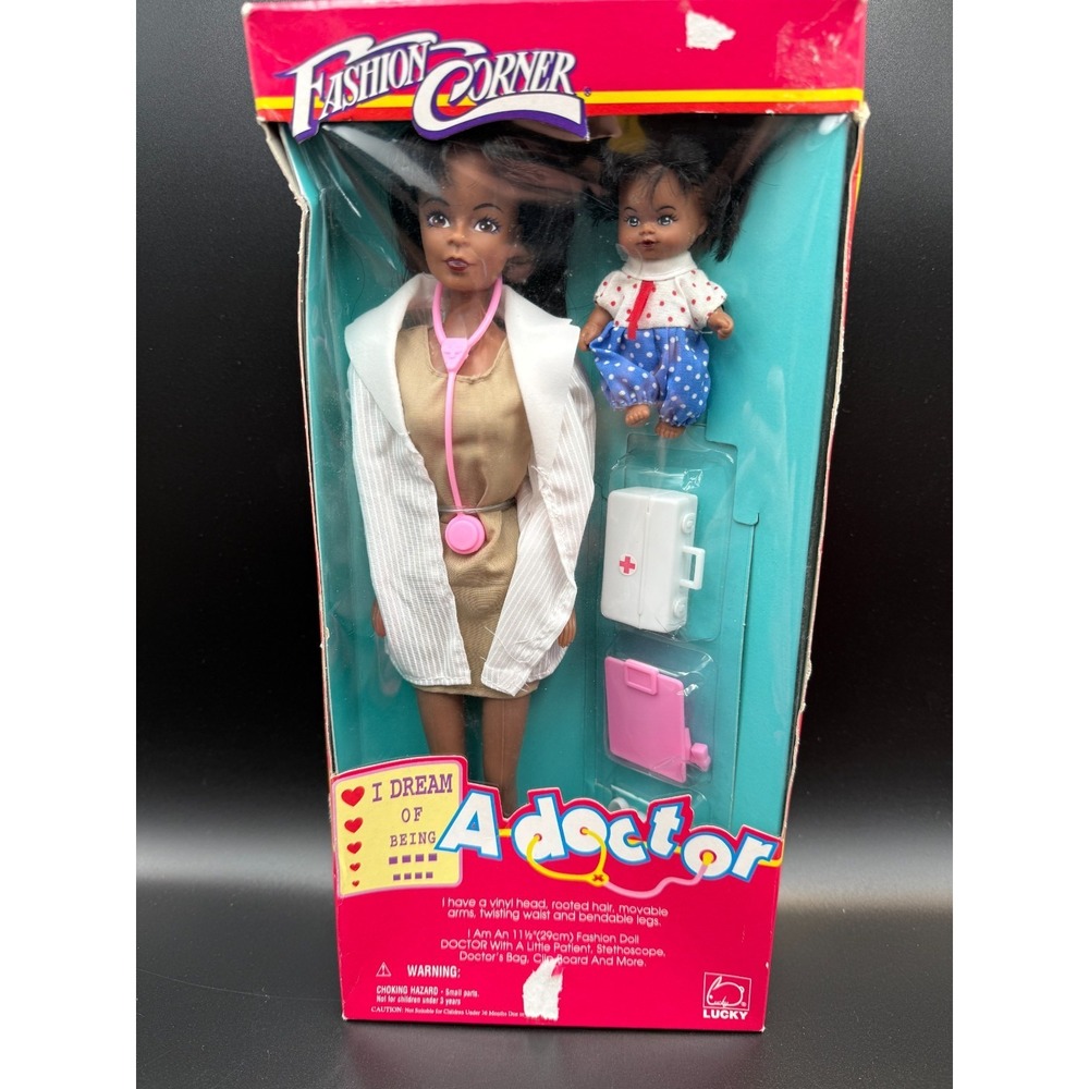 I Dream of Being Doctor Doll 2/Baby Doll & Accessories By Fashion Corner - NOS